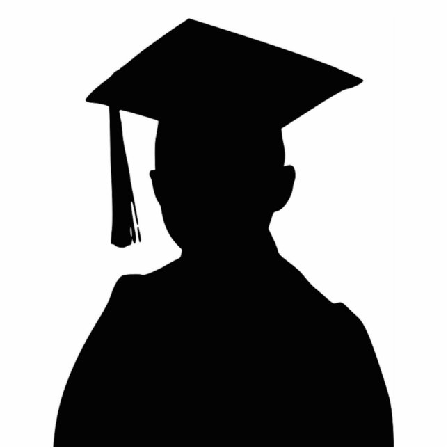 GRADUATION BOY STANDING PHOTO SCULPTURE (Front)