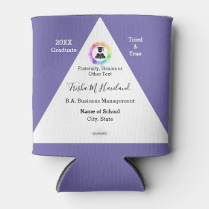 Graduation Can Cooler Watercolor Look HAMbyWG