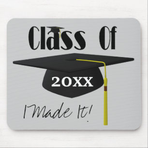 Graduation Cap And Tassel I Made It Cute Mouse Mat