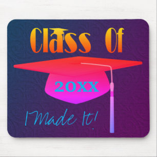 Graduation Cap And Tassel I Made It Cute Mouse Mat