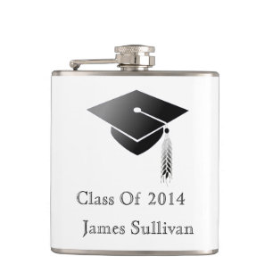 Graduation Cap Class of 2014 Hip Flask