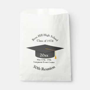Graduation Cap Custom Class Reunion Favour Bag