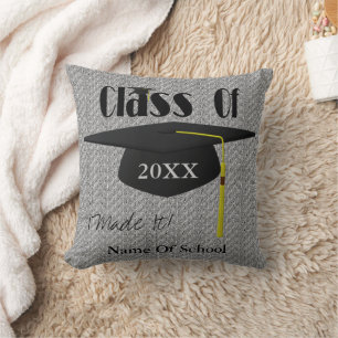 Graduation Cap Cute Personalised Cushion