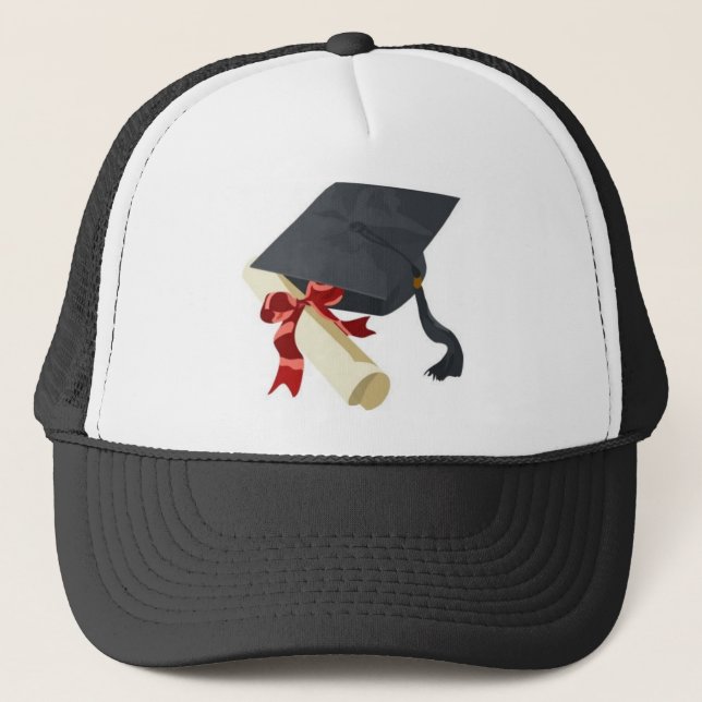 Graduation Cap & Diploma (Front)