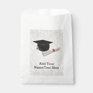 Graduation Cap Diploma Customisable Favour Bags