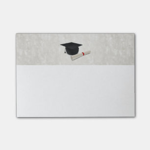 Graduation Cap Diploma Customisable Post-it Notes