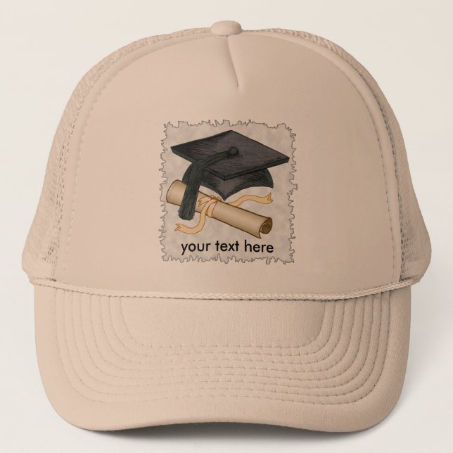 Graduation Cap Diploma  hat (Front)