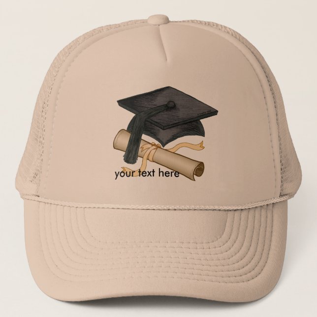 Graduation Cap Diploma hat (Front)