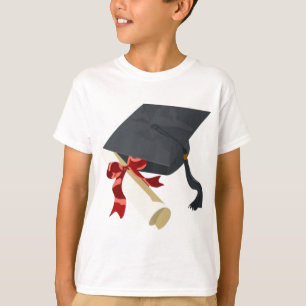 Graduation Cap & Diploma T-Shirt