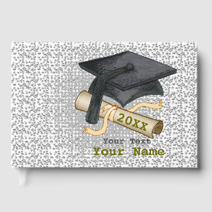 Graduation Cap Guest Book