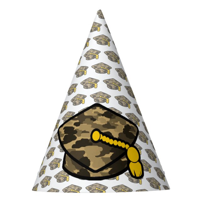 Graduation Cap Khaki Camo (Front)