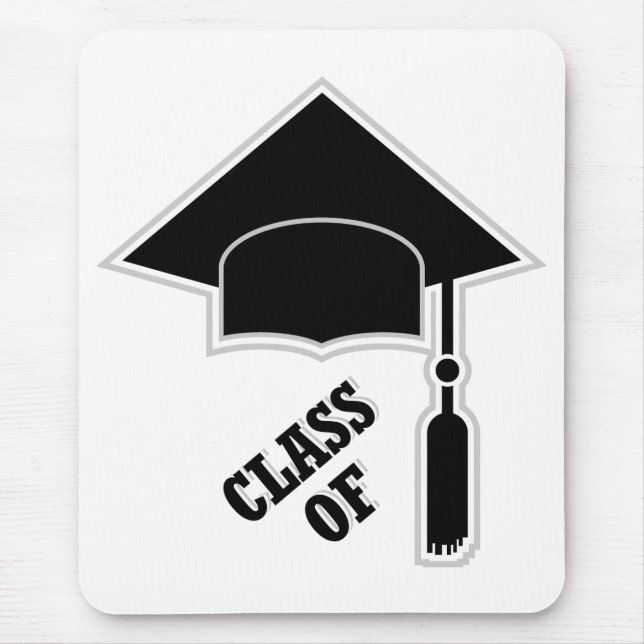 Graduation Cap Mouse Mat (Front)