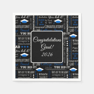 Graduation Cap Napkins
