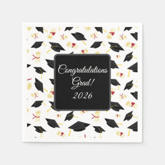 Graduation Cap Napkins