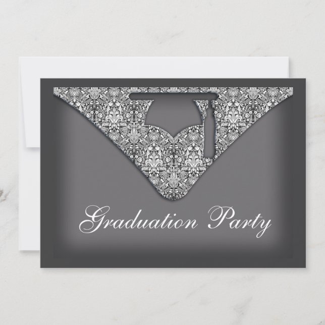 Graduation Cap Party Invitation (Front)