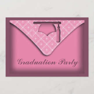 Graduation Cap Party Invitation