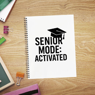 Graduation cap quote funny notebook