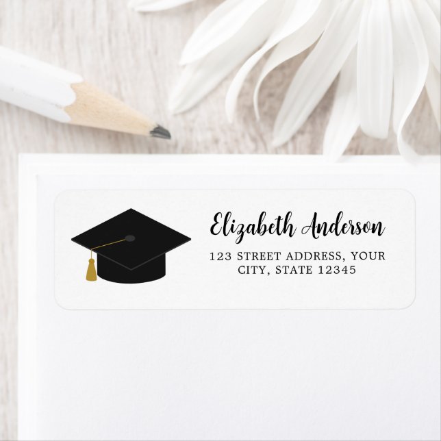 Graduation Cap Return Address (Insitu)