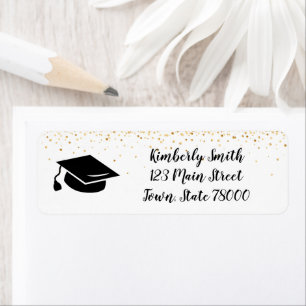Graduation Cap Return Address