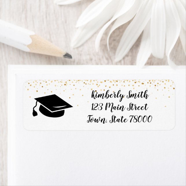 Graduation Cap Return Address (Insitu)