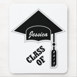 Graduation Cap Template Mouse Mat