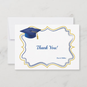 Graduation Cap Thank You Card