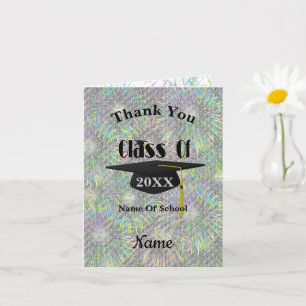 Graduation Cap Thank You Card