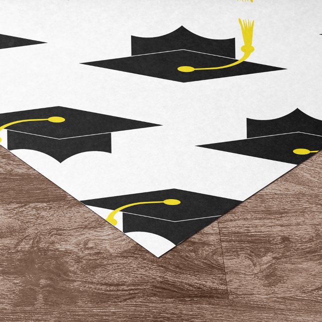 Graduation Caps Pattern Tissue Paper (Creator Uploaded)