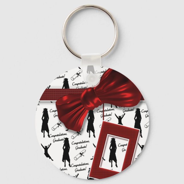 Graduation car gifts for women key ring (Front)
