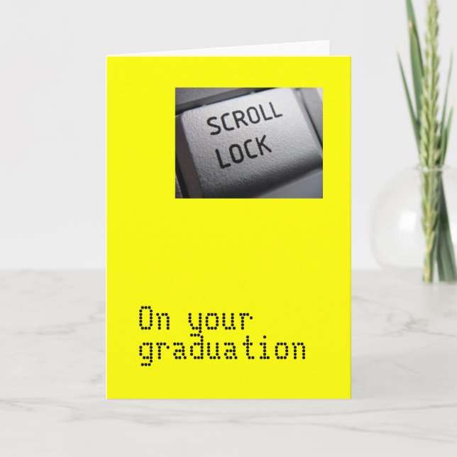 Graduation card (Front)
