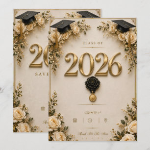 Graduation Card Class of 2026 Save the Date