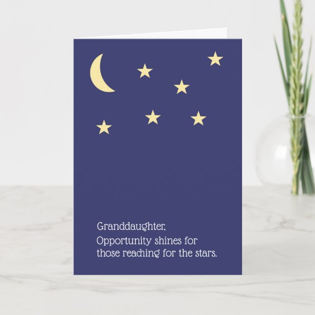 Graduation Card for Granddaughter (Front)