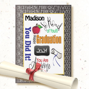 Graduation Card for Teacher Educator
