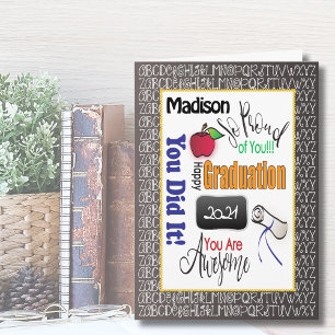 Graduation Card for Teacher Educator