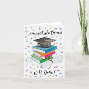 Graduation card, graduate, congratulations thank you card