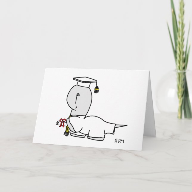 Graduation Card with Daisy from "Not Quite Nelson" (Front)