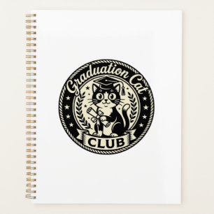 Graduation Cat Funny Cat Graphic - Graduation Cat Planner