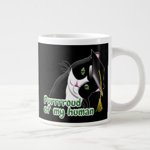 Graduation Cat Large Coffee Mug
