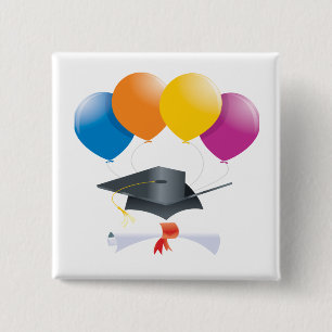 Graduation Celebration 2 15 Cm Square Badge
