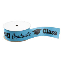 Graduation Celebration Black Blue Hat Vector Art