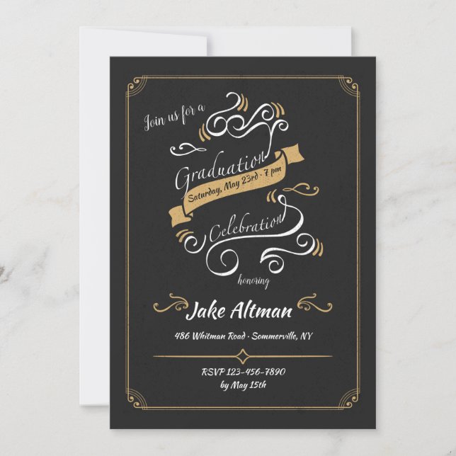 Graduation Celebration Invitation (Front)