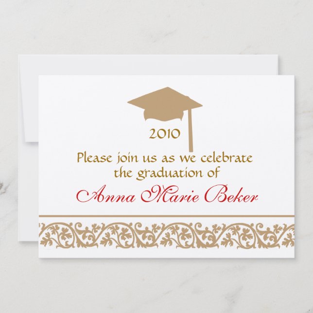 Graduation Celebration Invitation (Front)