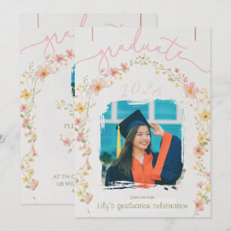 Graduation Celebration Invitation Party Template