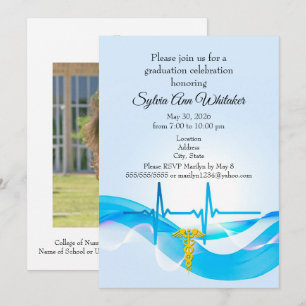 Graduation Celebration Nursing School invitation