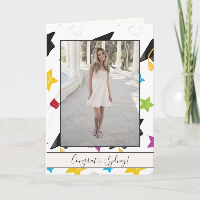 Graduation Celebration Photo Card (Front)