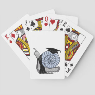 Graduation celebration  playing cards