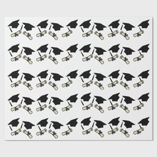 Graduation Celebration Wrapping Paper (Flat)