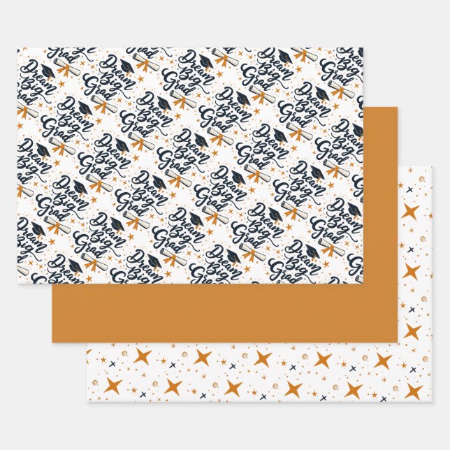 Graduation Celebration Wrapping Paper Sheet (Set)