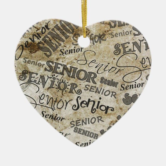 graduation ceramic tree decoration (Front)