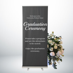 Graduation Ceremony Commencement Welcome Banner